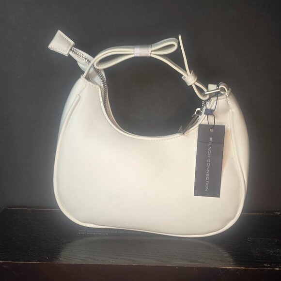 NWT French Connection- Sabina Shoulder bag w/ accessory-White - Picture 2 of 2